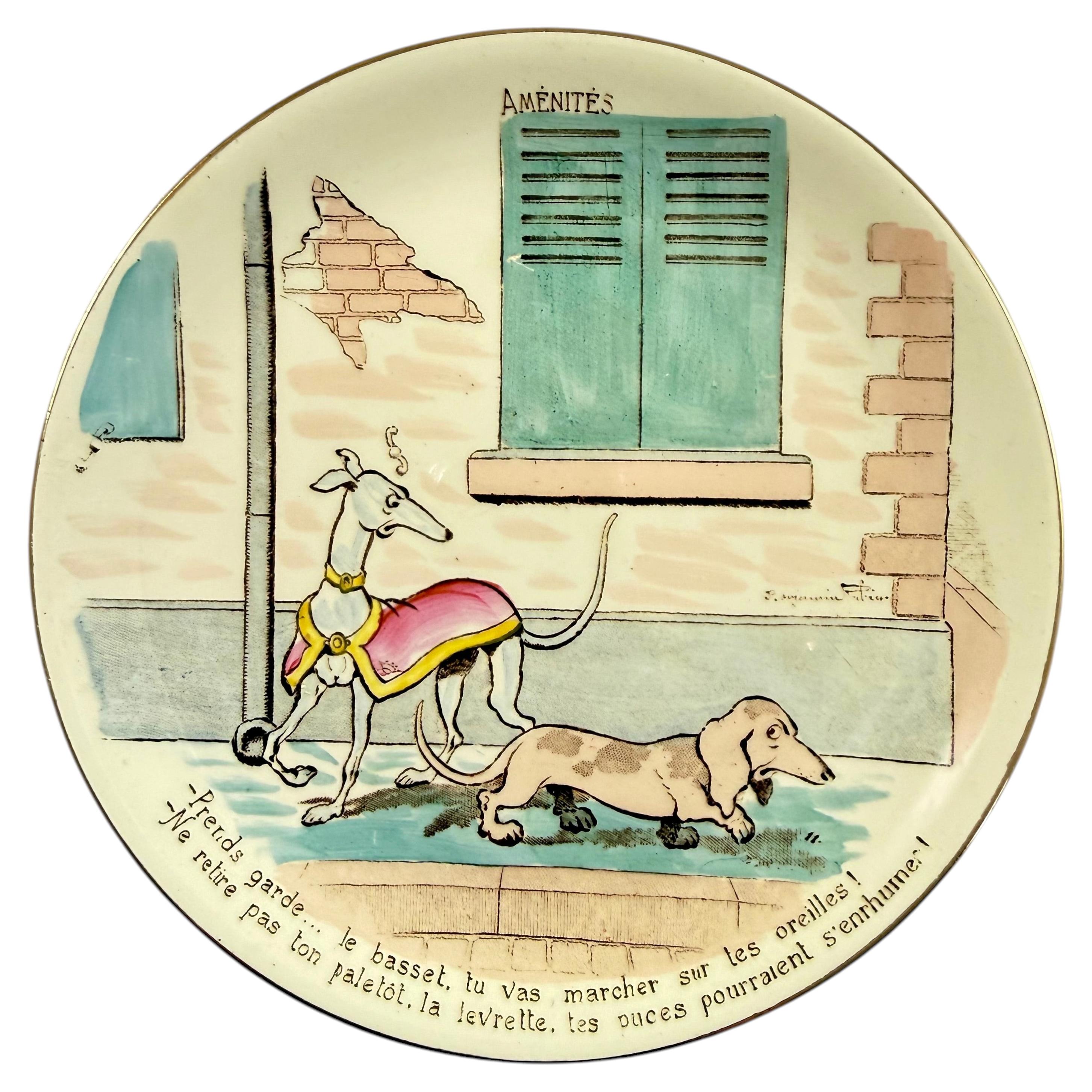Sarreguemines Benjamin Rabier Childs Plate, Aménités