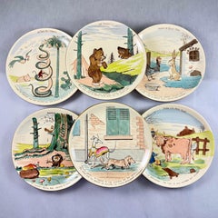 Plato infantil «Benjamin Rabier» de Sarreguemines, «Téter s’il vous plait»