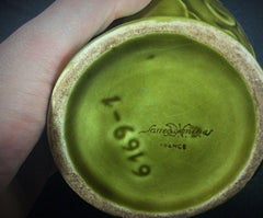 Sarreguemines Pitcher or Jug with Grape and Vine Flower Design - 2Y98