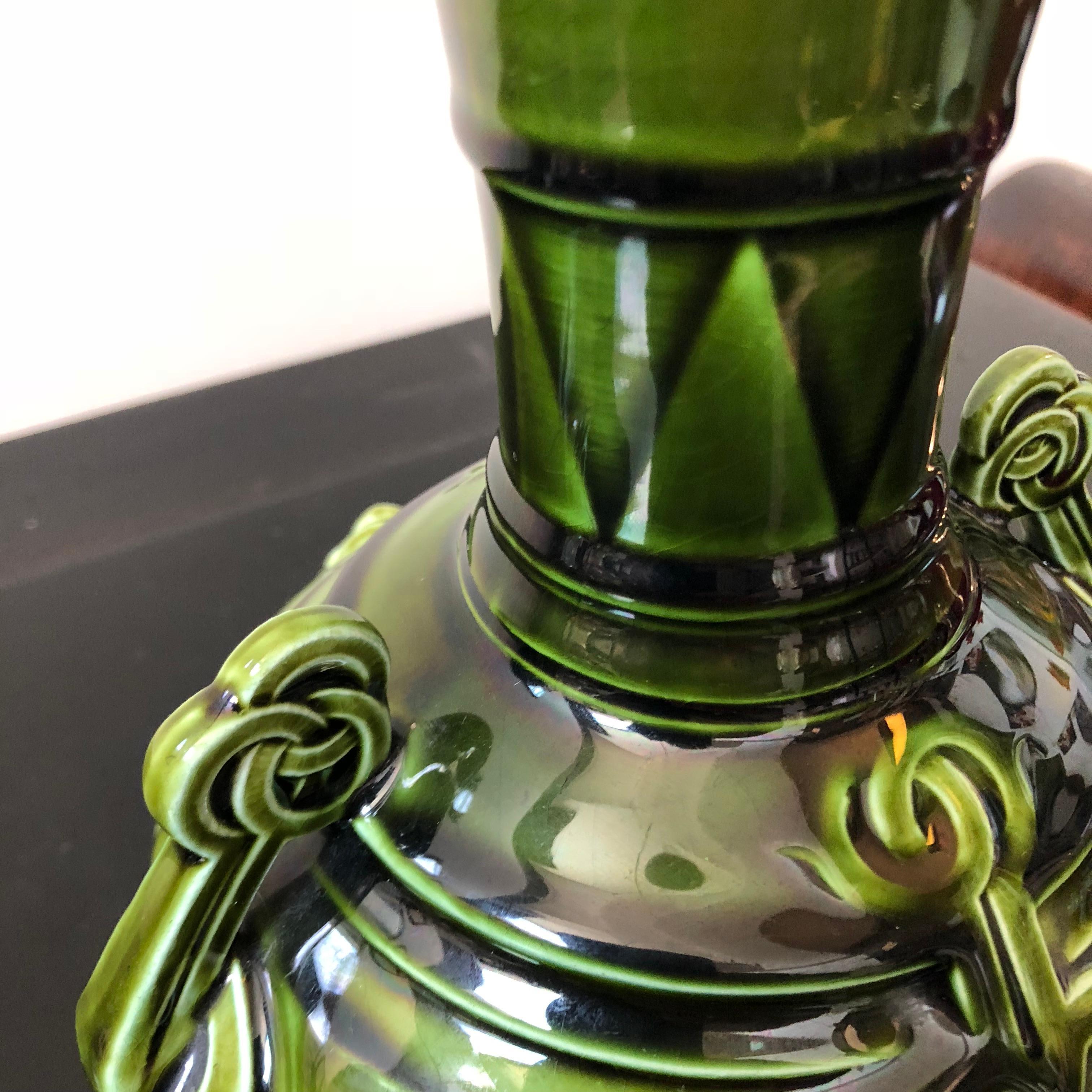 sarreguemines vase