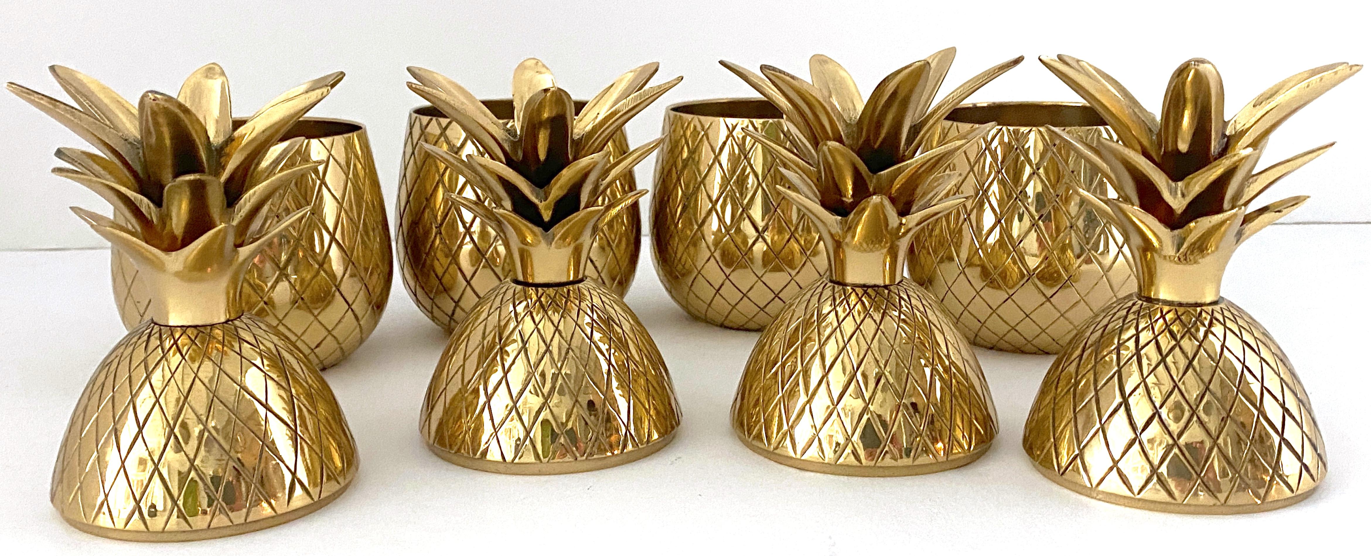 20th Century Sarreid Brass 12-Light Pineapple Candelabra Centerpiece -'Surtout de Table' For Sale