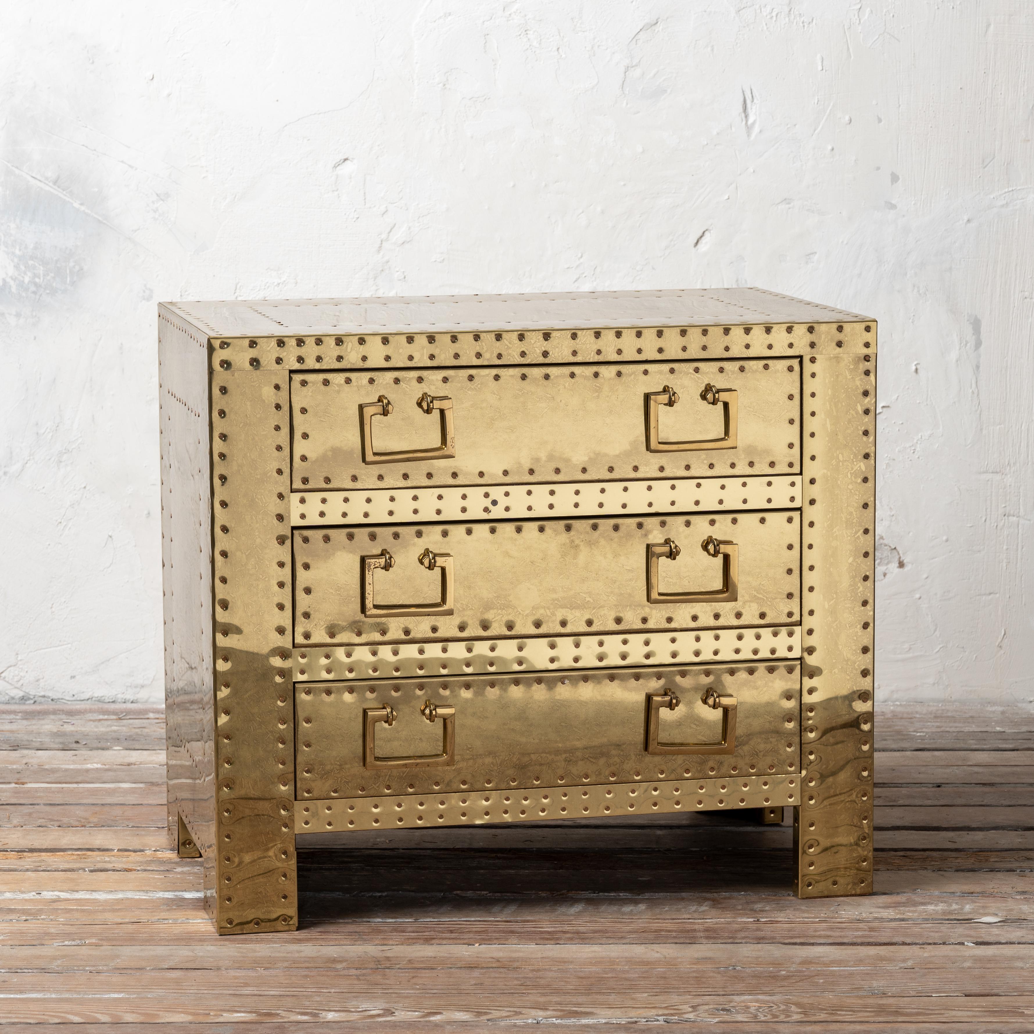 Campaign Sarreid Brass Chest