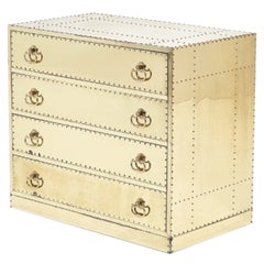 Sarreid Brass-Clad Dresser, 1970
