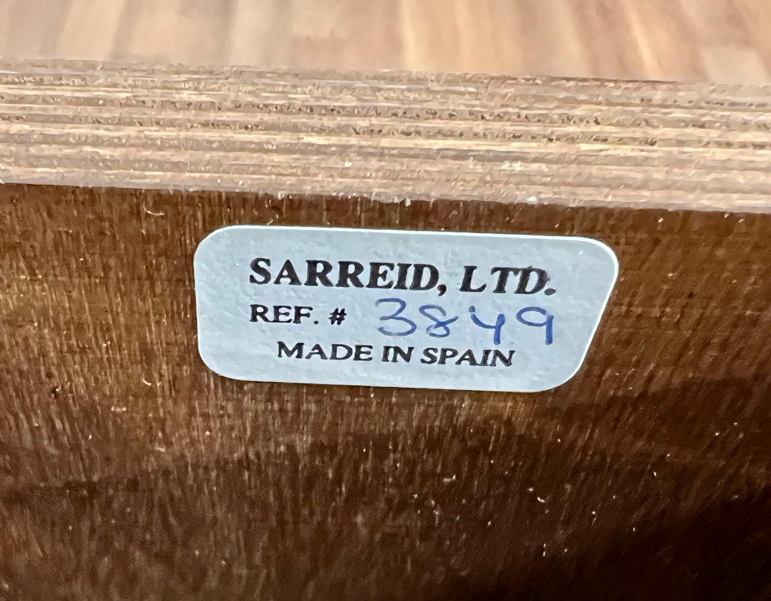 Sarreid Brass Clad Three-Drawer Chest, circa 1970s 9