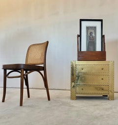 Brass-Clad Three Drawer Chest, Hand-Crafted in Spain, Circa 1980s