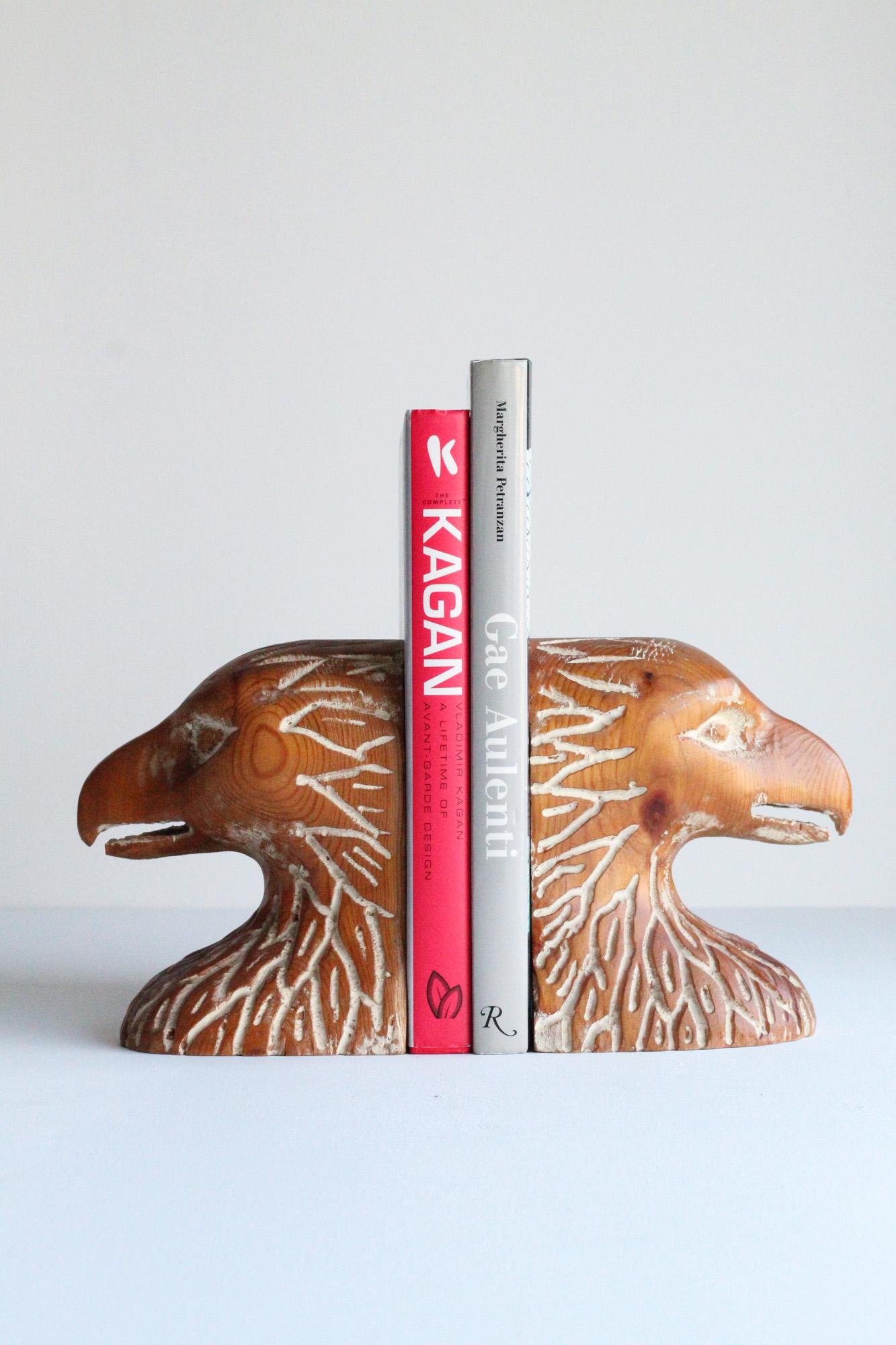 Spanish Sarreid Hand Carved Bookends, 1970s, Spain