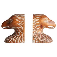 Sarreid Hand Carved Bookends, 1970s, Spain