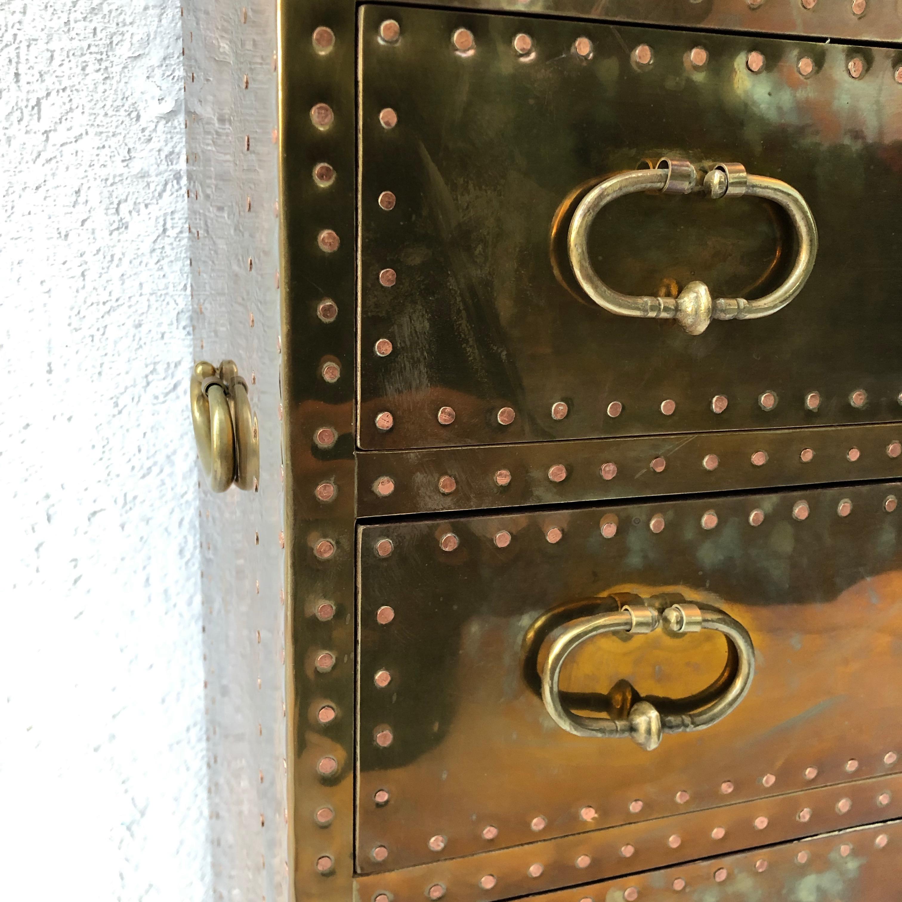 Sarreid Ltd. Brass Chest 4