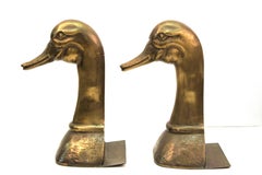 Sarreid Spanish Modern Brass Duck Bookends