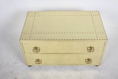 Sarreid Style Brass Clad and Studded Chest