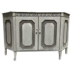 Sarreid Used Wrenn Credenza with Greek Key Frieze pattern