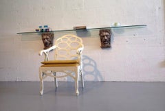 Sarreid Wall Shelf, Carved Wood, Gargoyle, Lion, Made in Spain