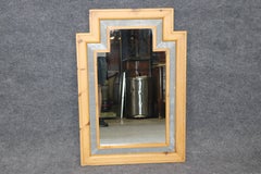 Sarreid Wood and Metal Hollywood Regency Style Mirror