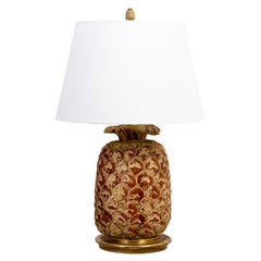 Sarreid Wood Pineapple Lamp