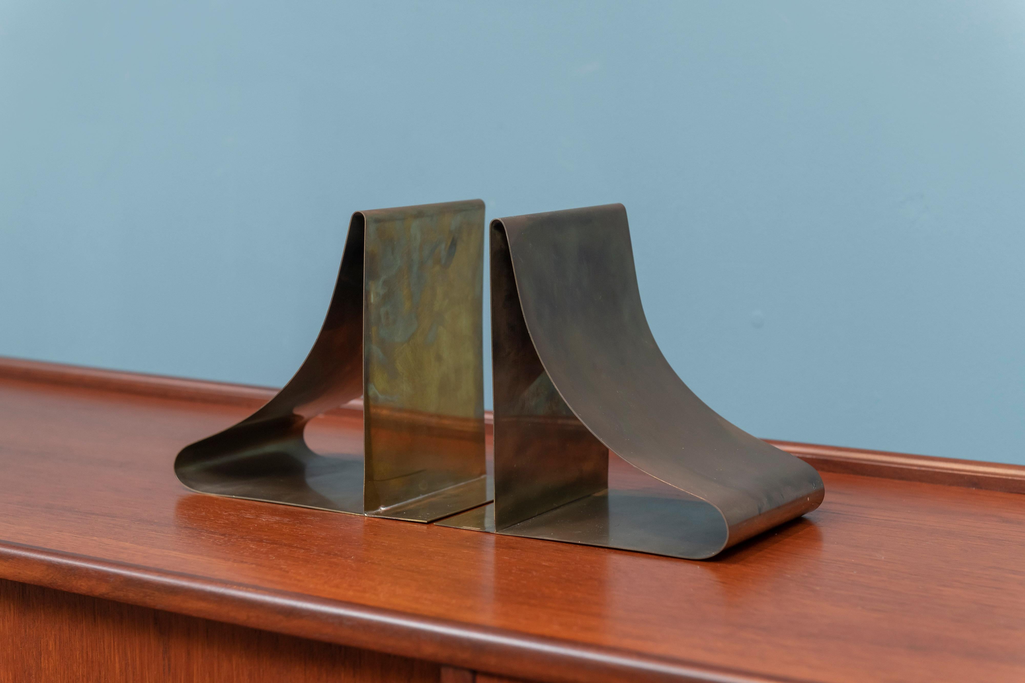 Sarried Ltd. Large Brass Bookends 2