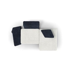 Objects of Nature Sarsen Two Seat Modular Sofa by Ptang Studio