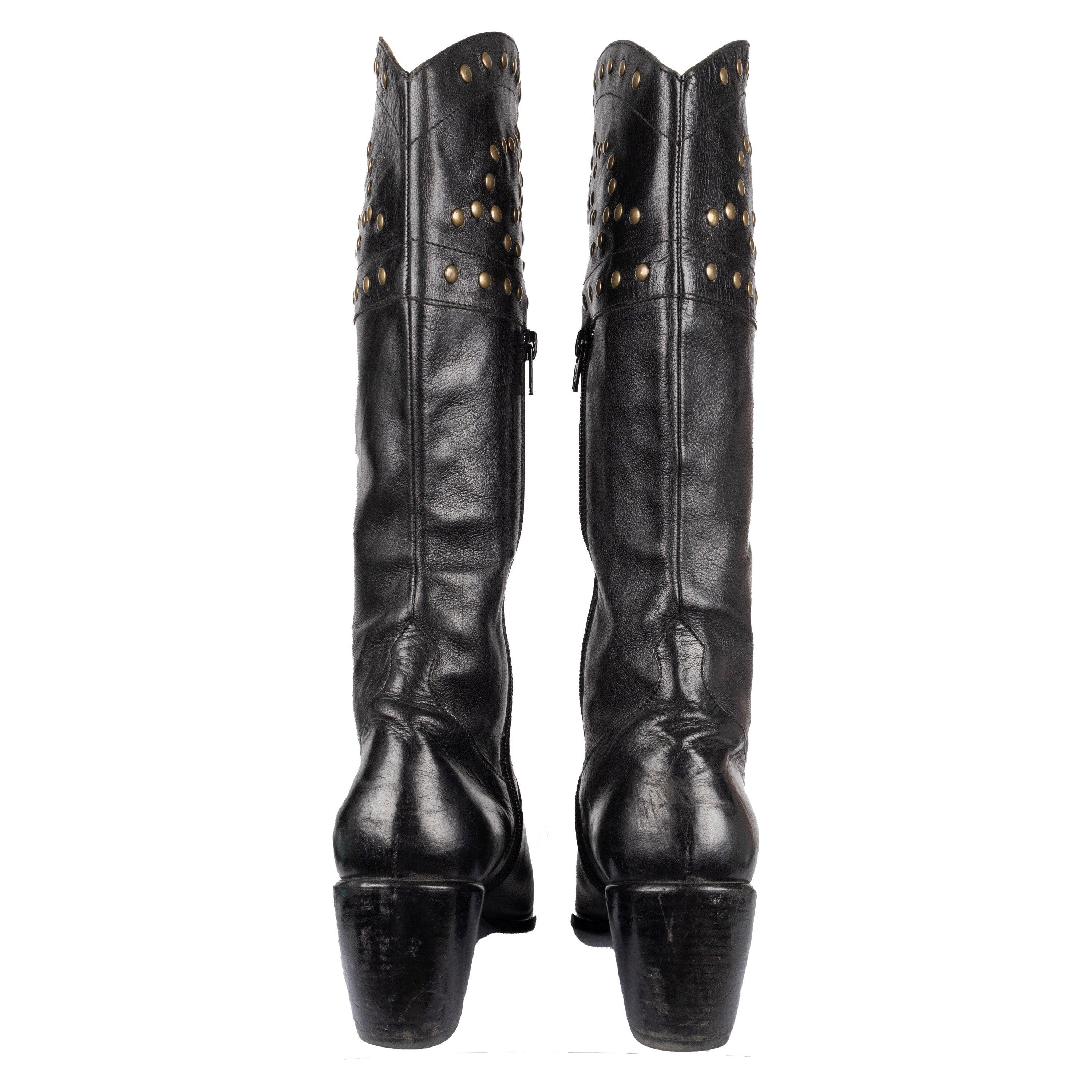 Botas Western con Tachuelas Sartore - Años 10 en Bueno estado para la venta en Milano, IT