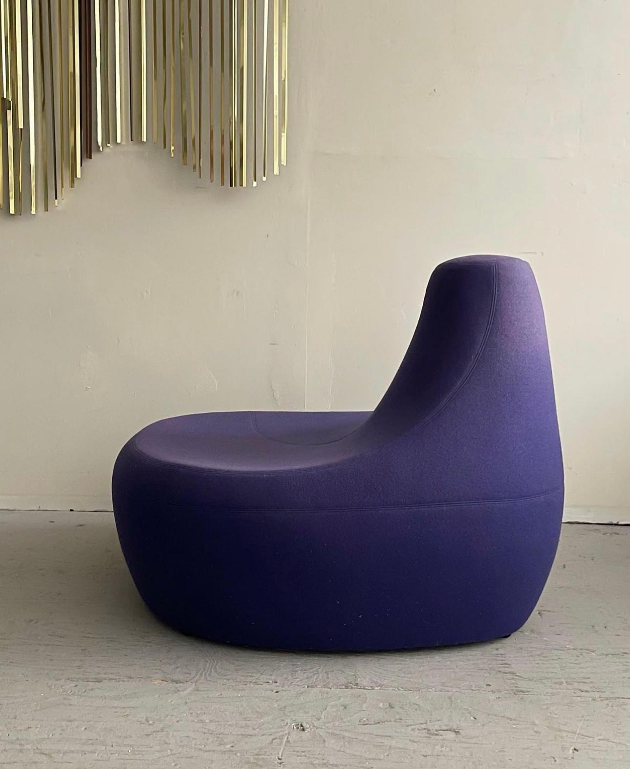 “Saruyama” Island Lounge Chairs Designed by Toshiyuki Kita for Moroso In Good Condition In Union City, NJ
