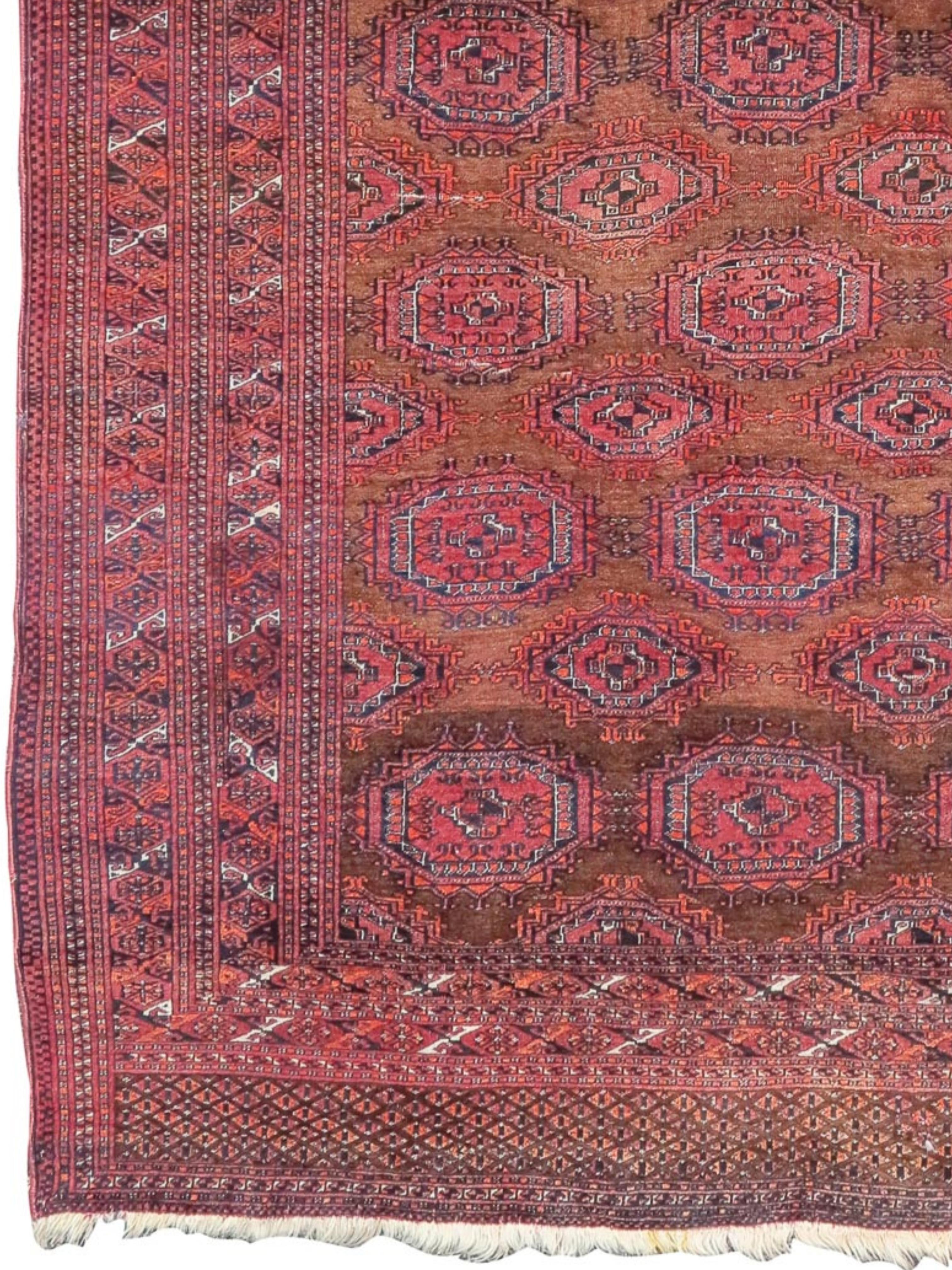 Noué à la main Tapis principal de Saryk, début du 20e siècle en vente