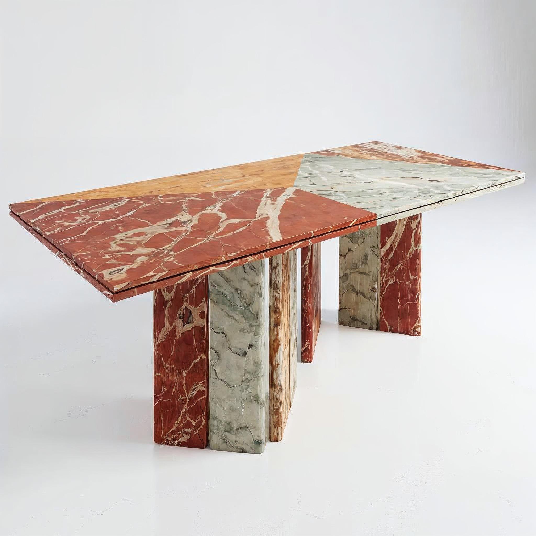 Sarzamin is where earth meets ceremony. It is a dining table that feels ancient and eternal, like a sacred altar for gathering, grounded in the raw poetry of stone. Named after the Persian word for homeland, Sarzamin evokes not just a place, but a