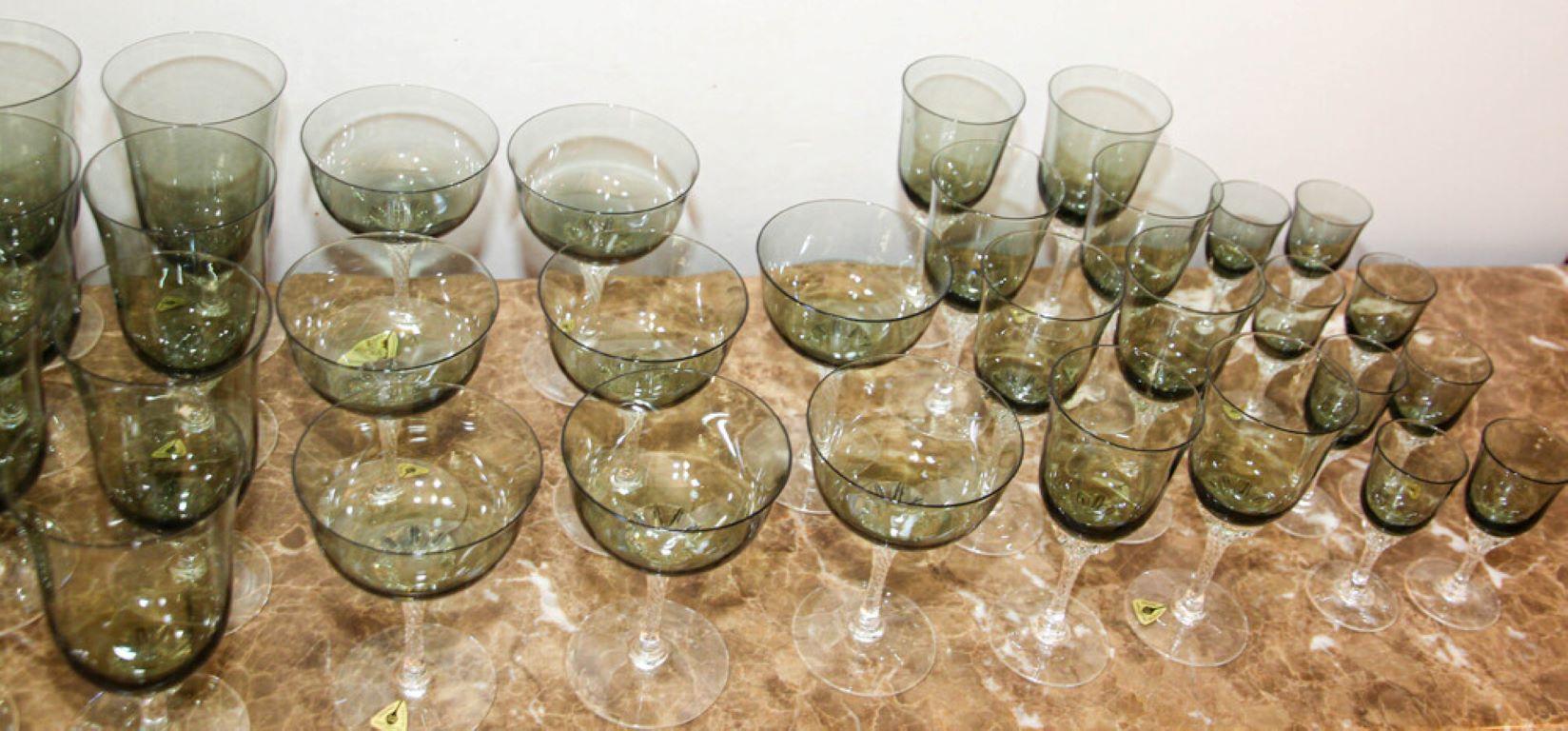sasaki crystal wine glasses