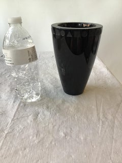 Sasaki Lead Crystal Vase by Ward Bennett