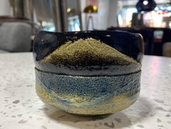 Sasaki Shoraku III Signed Japanese Raku Pottery Chawan Tea Bowl with Signed Box