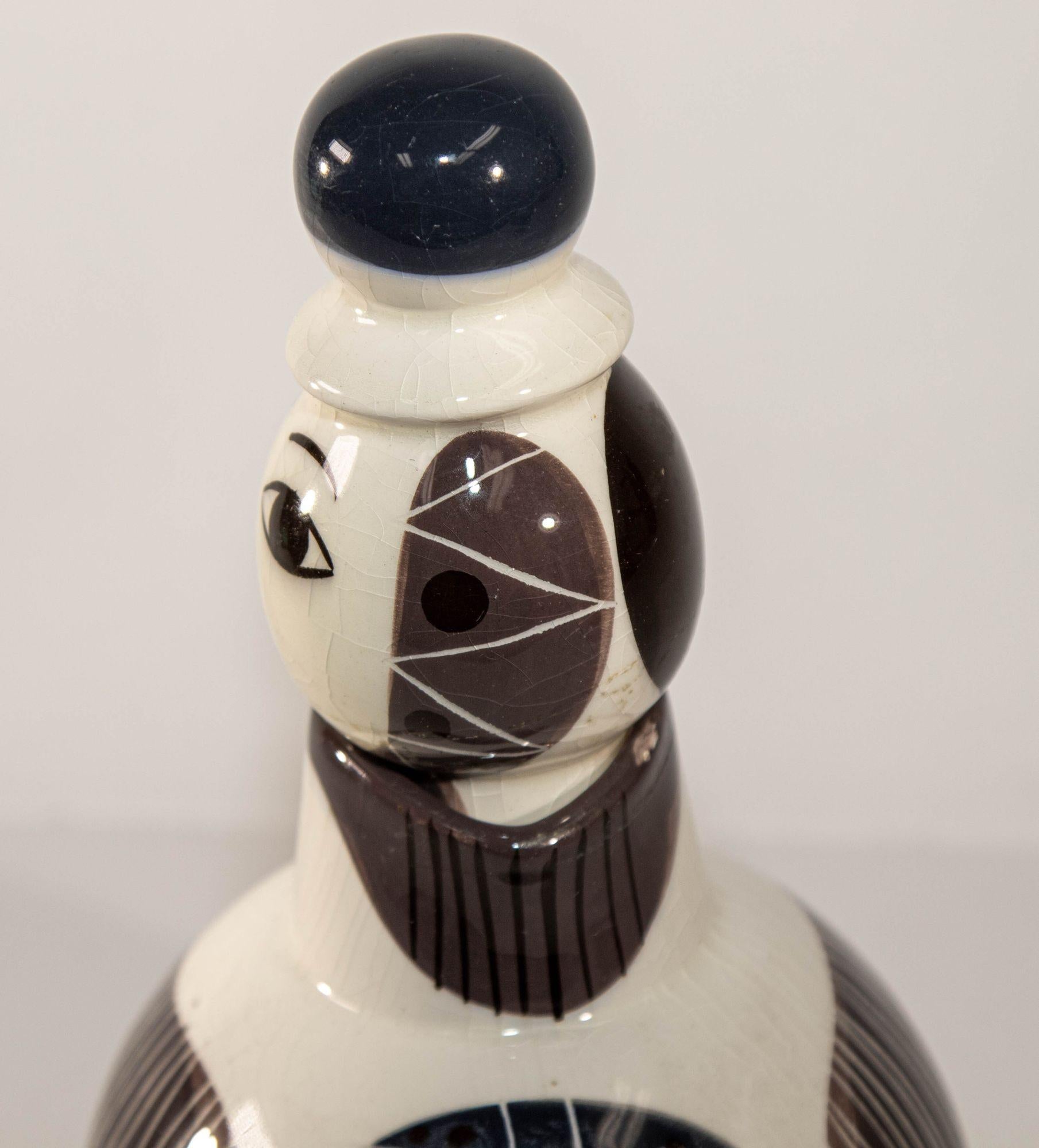 Sascha Brastoff Art Studio Ceramic Pottery Lady Pitcher, 1950s 3