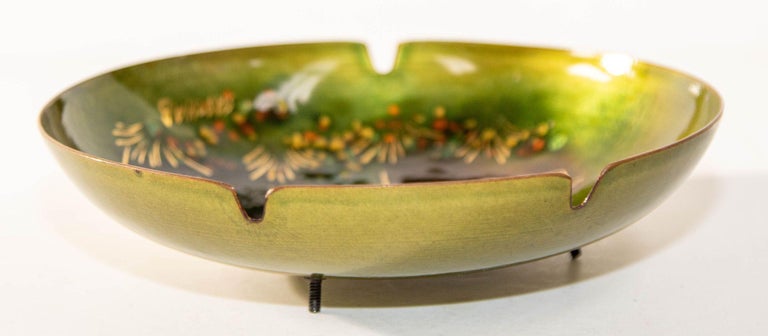 VIntage Sascha Brastoff Metalic Glazed Trinket Bowl - Micai