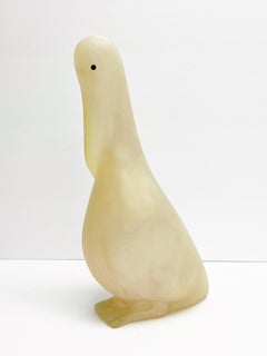 Sascha Brastoff Opalescent Resin Sculpture of  Bird