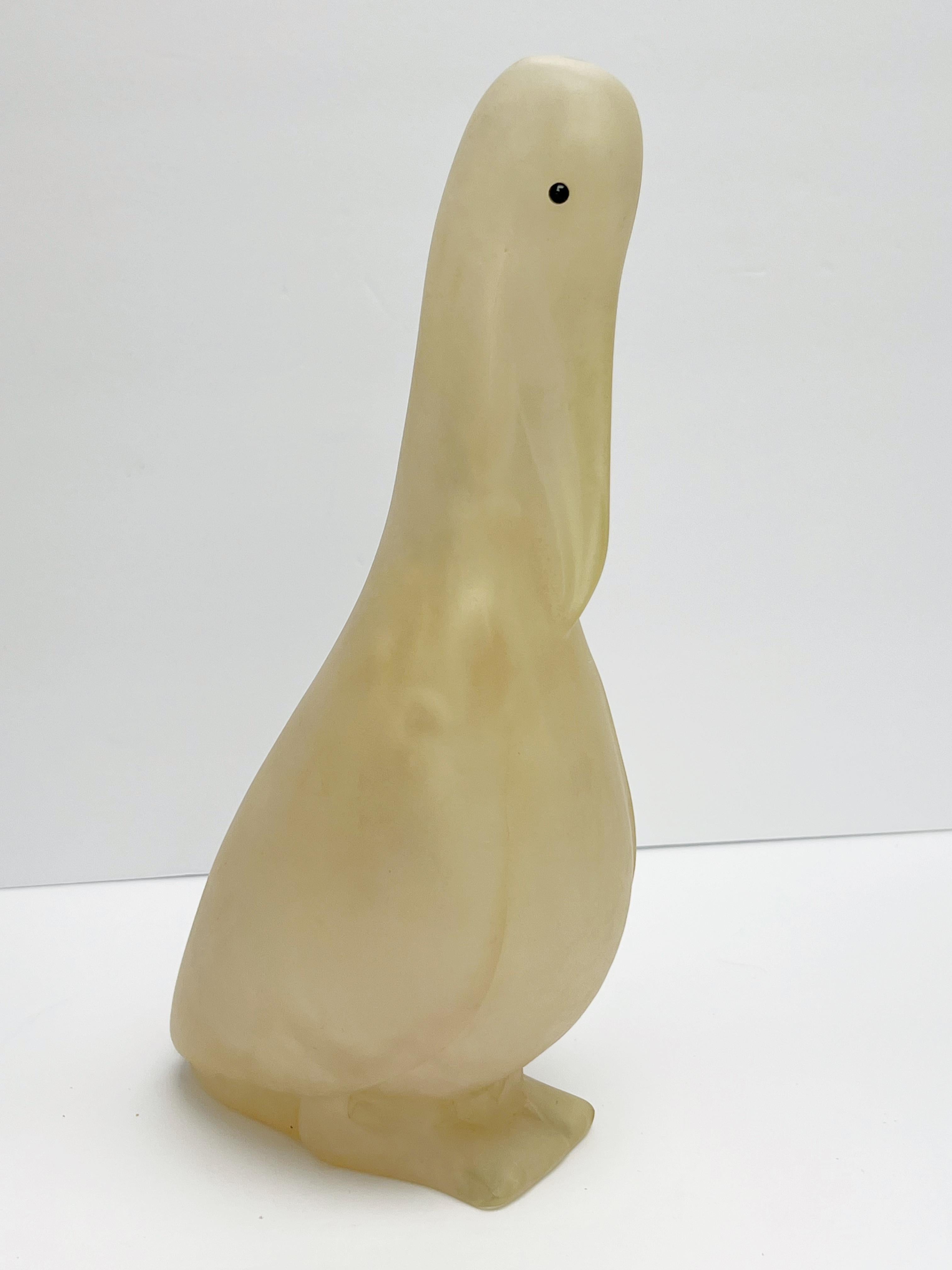 Resina Sascha Brastoff Scultura in resina opalescente di  Uccello in vendita