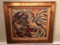 Sascha De Puchala Abstract of Roosters