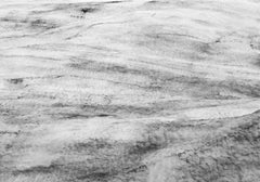 Minimalistische Landschaft ""Ice, 08" mit silbernem Gelatinesilberdruck, limitierte Auflage 