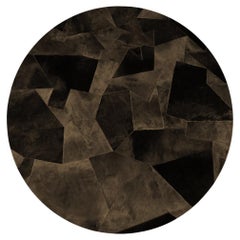 Sasha Bikoff X Art Hide Customizable Coffee Bean Fragments Round Rug Large