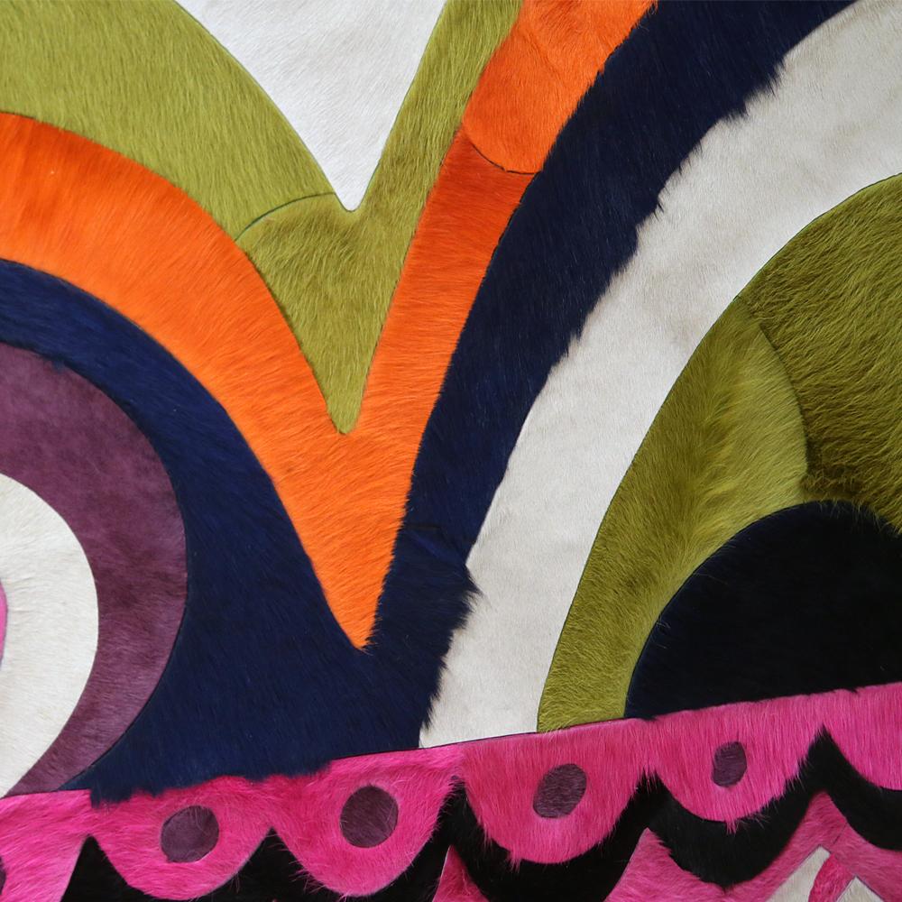 Pakistani Sasha Bikoff X Art Hide Customizable Cowhide Bohemian Rhapsody Tapestry For Sale