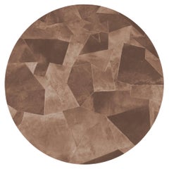 Sasha Bikoff X Art Hide Customizable Pink Clay Fragments Round Rug Medium