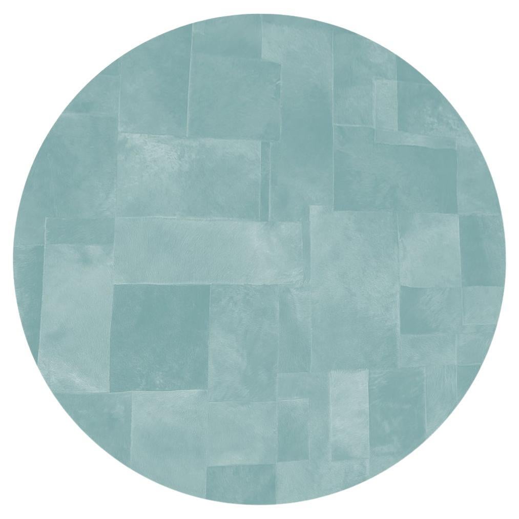 Sasha Bikoff X Art Hide Tappeto rotondo personalizzabile Starlight Blue Pastiche Grande