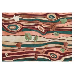 Sasha Bikoff X Art Hide Faux Bois - Tapis personnalisable en cuir de vache Dans Le Bois S