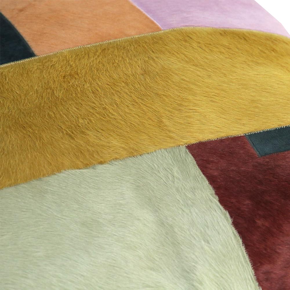 Art Deco Sasha Bikoff X Art Hide Multicolor Pastiche Cushion For Sale