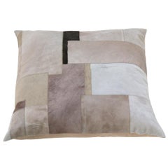 Sasha Bikoff X Art Hide Taupe Pastiche Cushion