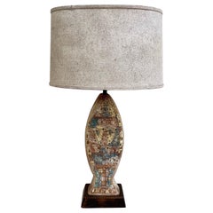 Sasha Brastoff Mosaic Ceramic Table Lamp