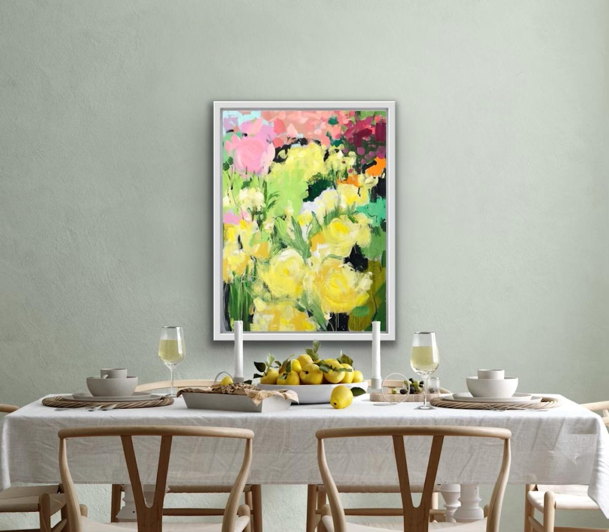 Island 2 by Sasha Getsko, Original floral painting, Botanical, Decorative  For Sale 1