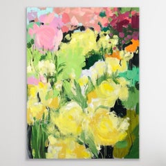Island 2 by Sasha Getsko, Original floral painting, Botanical, Decorative