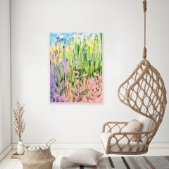 Abstract Floral by Sasha Getsko, Floral painting, Abstract, Impressionist