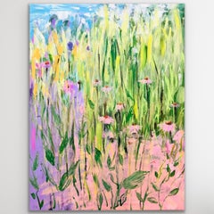 Abstract Floral by Sasha Getsko, Floral painting, Abstract, Impressionist 