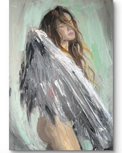 Through Dark to Light, original painting, contemporary, abstract