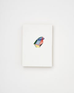 Sans titre, Small Works No. 24 (colore, superposé, abstrait géométrique)