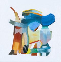 The Last Outpost: XS Works No. 17  (colorful, layered, geometric abstract)