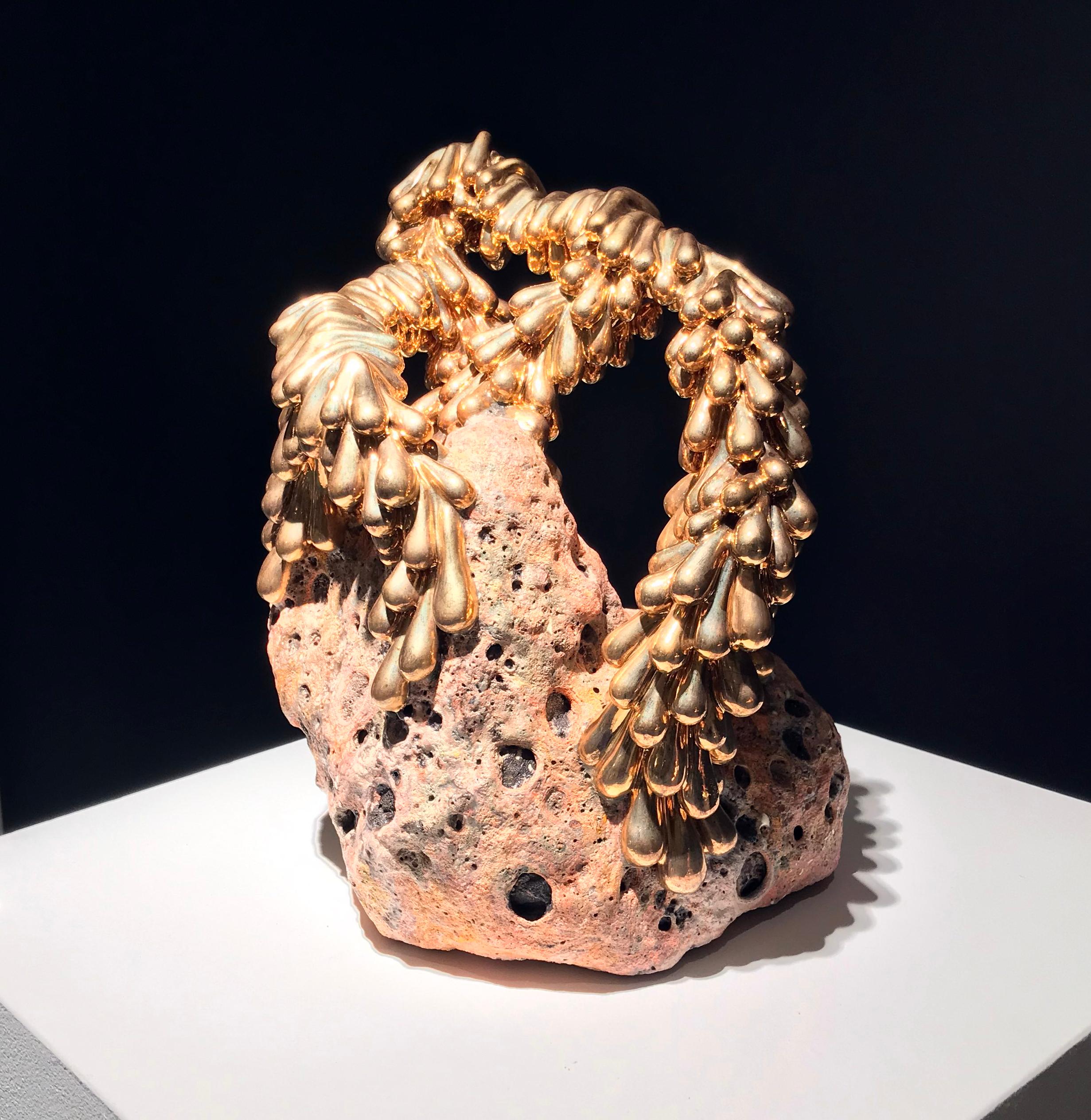 Forged in Flame, Sasha Koozel Reibstein, 2022, Abstract Ceramic Sculpture, Glaze For Sale 2