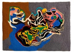 Sans titre, tapis fait main, 80/100cm